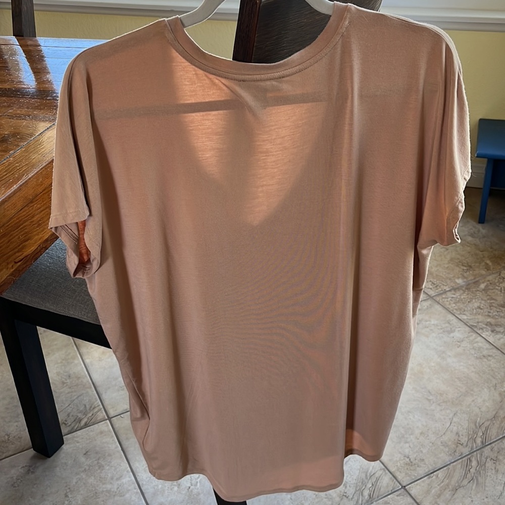 Express Rayon V-neck Tunic, S - Picture 3 of 6